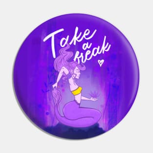 relalxed yoga namaste mermaid  meditation take a break Pin