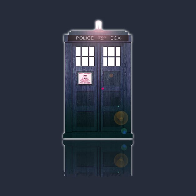 Tardis Shine by Ahmaddjailani