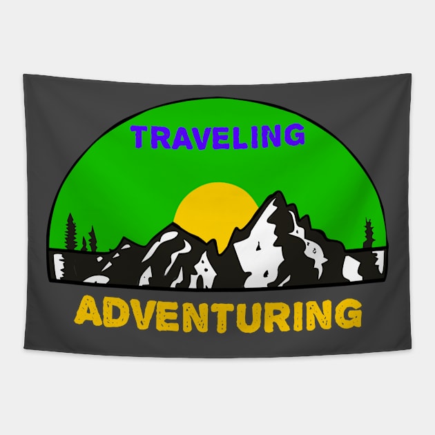 Traveling and Adventuring Tapestry by AbdoBella