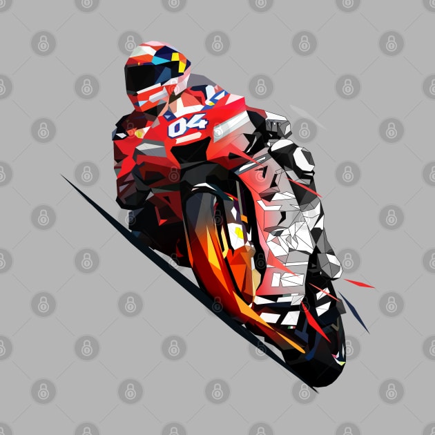 Andrea Dovizioso Low poly by pxl_g