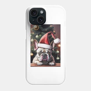 Christmas French Bulldog Phone Case