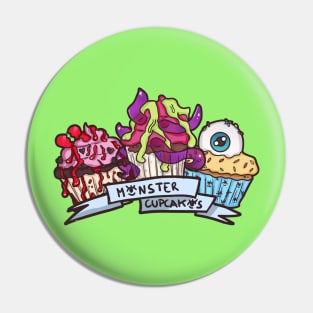 Monster Cupcakes Pin