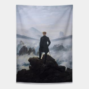 Wanderer Above the Sea of Fog Caspar David Friedrich Tapestry