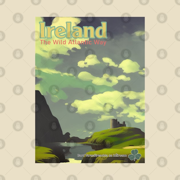 Original Retro Style Ireland Tourism Poster 4 by Ireland