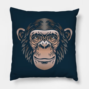 Chimpanzee Face Pillow