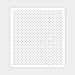 black and white polka dot Magnet