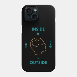 Unisex Inside Is The New Outside Graphic T-shirt - Spiritual Growth Yoga Meditation Zen Mind Consciousness Level Phone Case