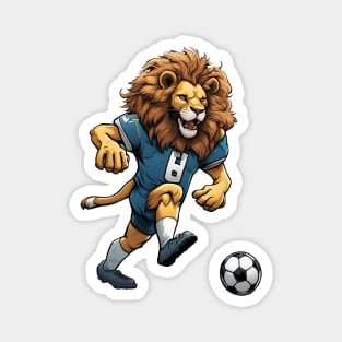 Soccer Lion Magnet