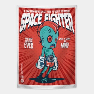 Space Fighter Tapestry