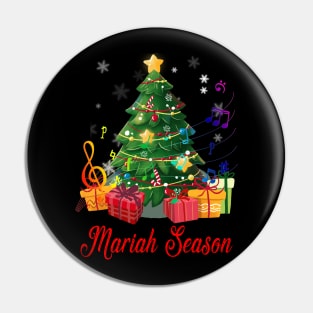 Mariah Season Christmas Songs Family Matching Gifts Pin