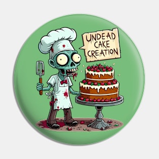 Undead Cake creation - Zombie Baker Pin