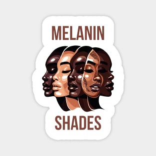 Melanin Shades Afrocentric Women Magnet