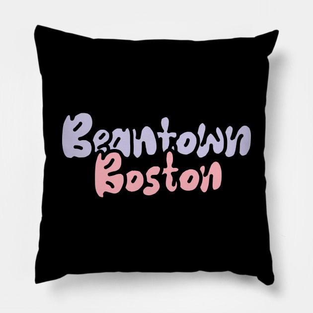 Beantown Boston Pillow by maskind439