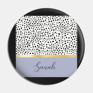 Sarah name custom gift Pin