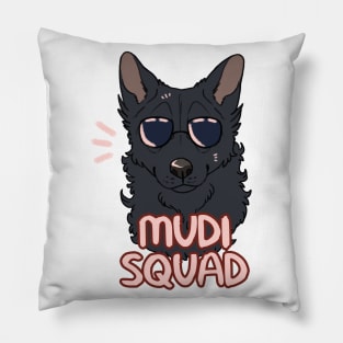 MUDI SQUAD (black) Pillow