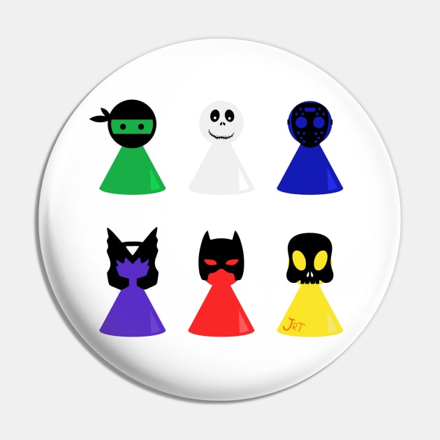Halloween Game Pieces Pin by JessiT