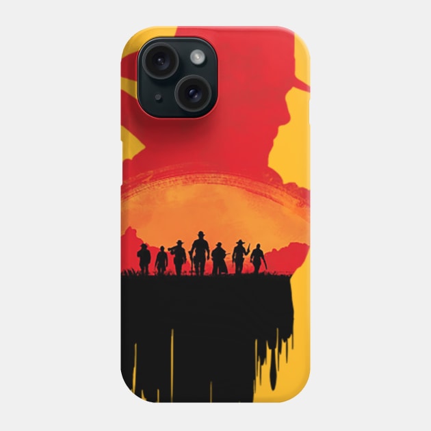 Gang of Outlaws Phone Case by GrimmTheBeast