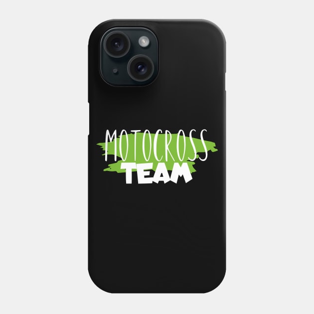 Motocross team Phone Case by maxcode