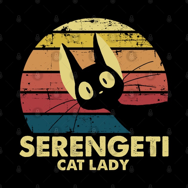 Serengeti cat mom. Perfect present for mom mother dad father friend him or her by SerenityByAlex