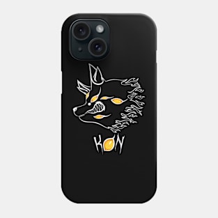 Kon the fox (white series) Phone Case