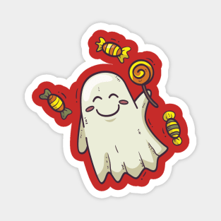 Candy Ghost Magnet