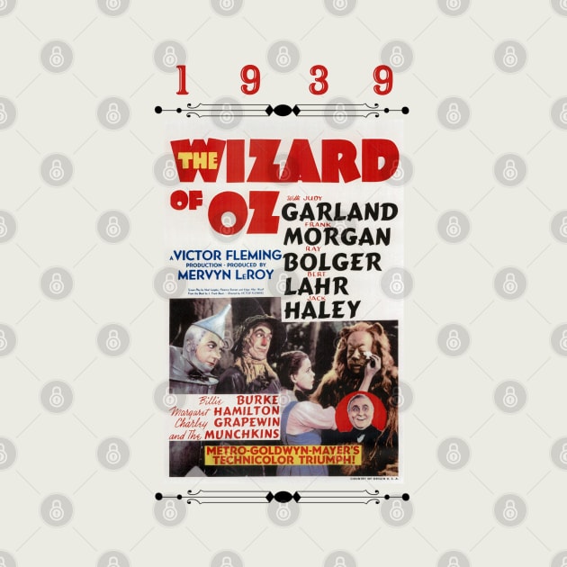 The Wizard of Oz 1939 Movie Poster by All Thumbs