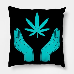 Love Weed Shirt Pillow