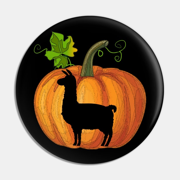 Llama in pumpkin Pin by Flavie Kertzmann