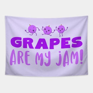 Grapes Are My Jam Tapestry