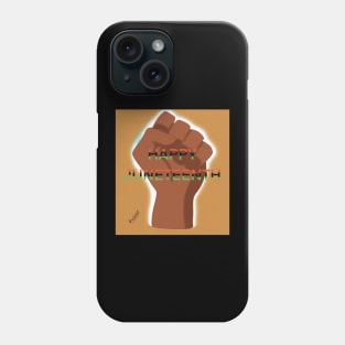 Happy Juneteenth Phone Case