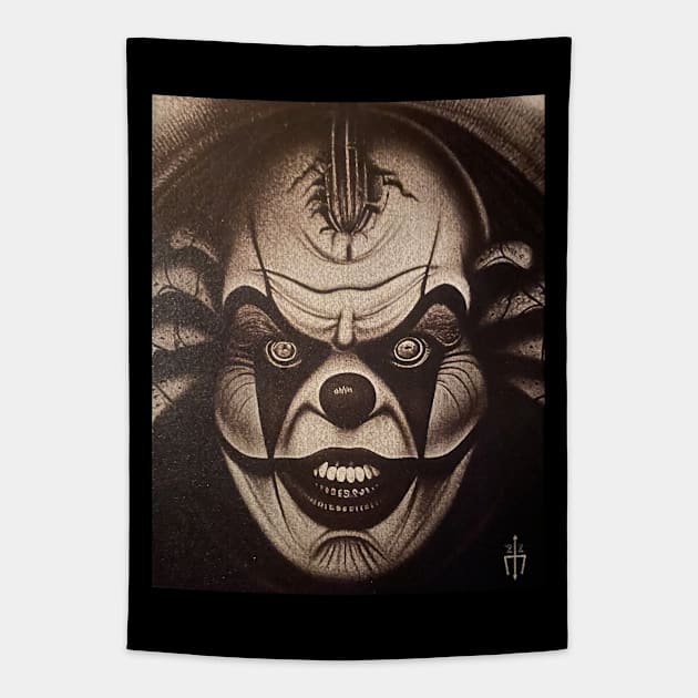 Evil Clown Tapestry by Grave Digs