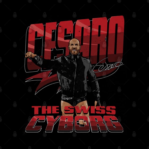 Cesaro Swiss Cyborg by MunMun_Design