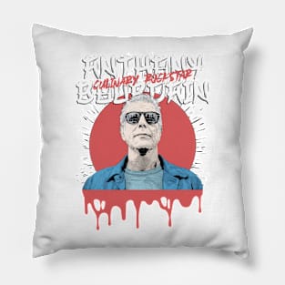 Anthony Bourdain - Culinary Rockstar Pillow