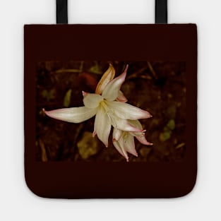 Lily Flower Vintage Tote