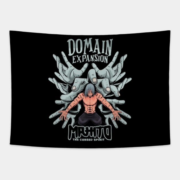 Mahito Domain Expansion  Fanart Tshirt Tapestry by BullsandBears