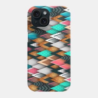 colorful triangle pattern Phone Case