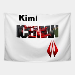 Kimi Raikkonen Iceman Cool Tapestry