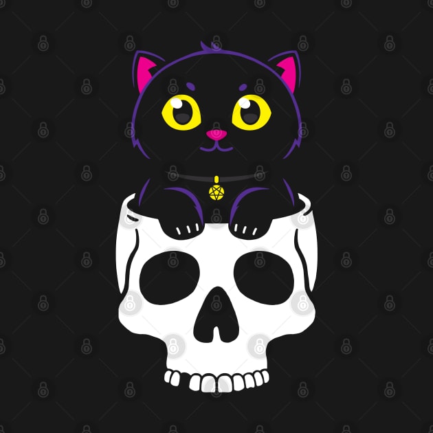 Kitty In Skull by SunsetSurf