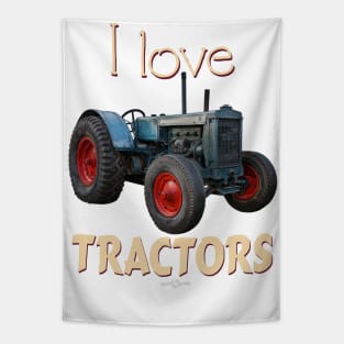 I Love Tractors CASE Tapestry