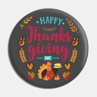 Thanksgiving Sweatshirt, Friends Pin