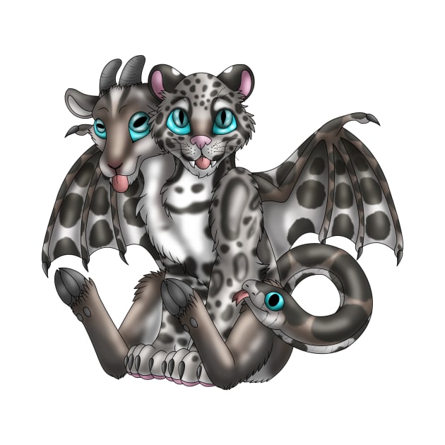 Chimera Cubs: Clouded Leopard (Silver) by spyroid101