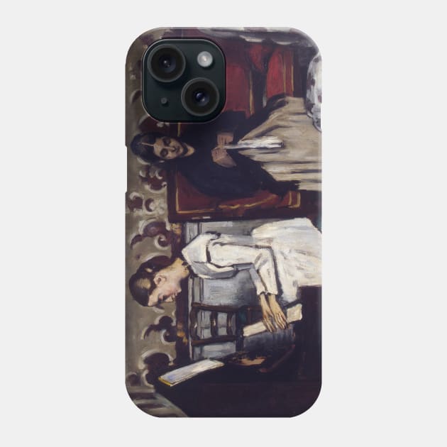 Girl at the Piano by Paul Cezanne Phone Case by Classic Art Stall