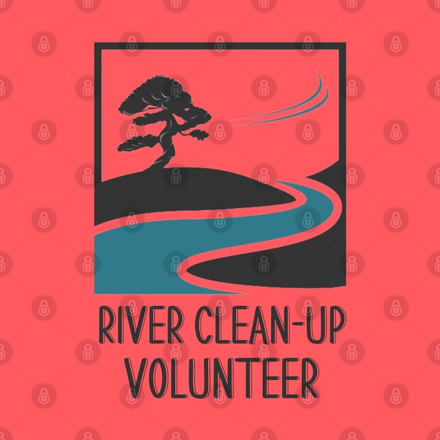 Generic River Clean-up Volunteer by Xie