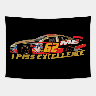 I Piss Excellence - Retro Blur Style Tapestry