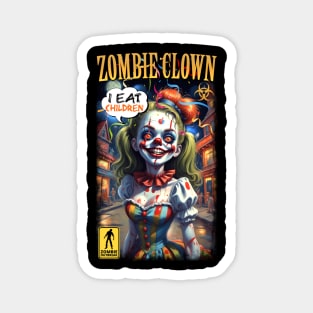 Zombie Clown Magnet