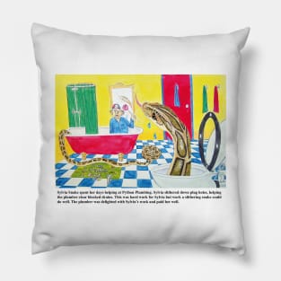 Sylvia Snake - From the City Zoo Pillow