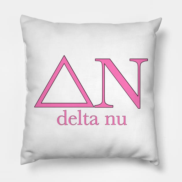 Delta Nu Pillow by 3rd Gilmore Girl