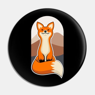 Canada Day Fox Pin