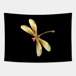 Golden dragonfly Tapestry