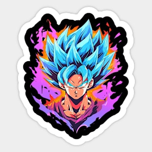 Goku and Gohan Manga Sticker for Sale by SenorFiredude